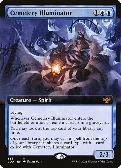 Iluminador del cementerio