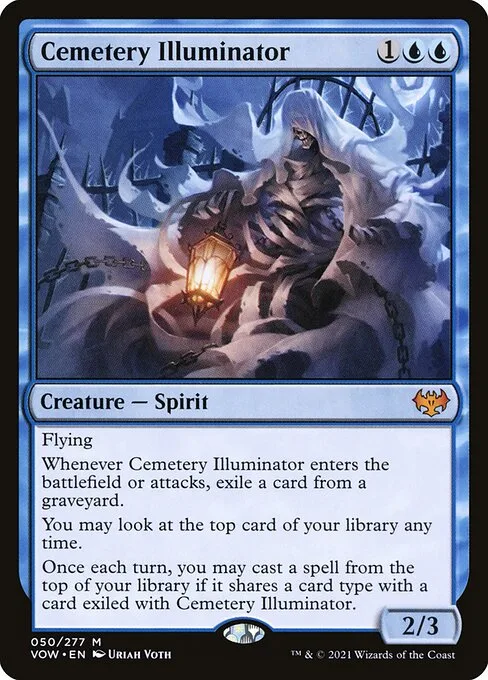 Iluminador del cementerio