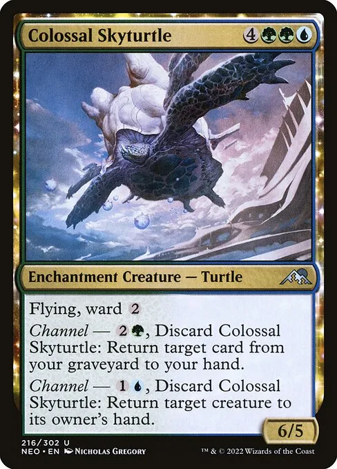 Tortuga celeste colosal
