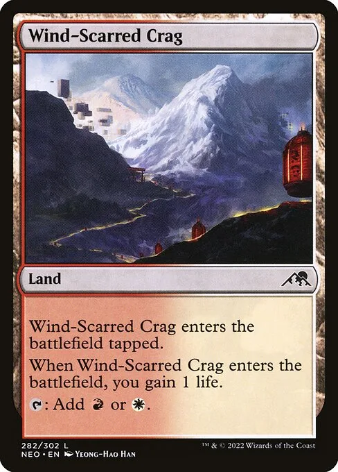 Risco cicatriz del viento