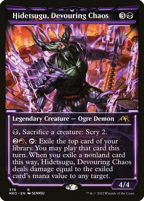Hidetsugu, caos devorador