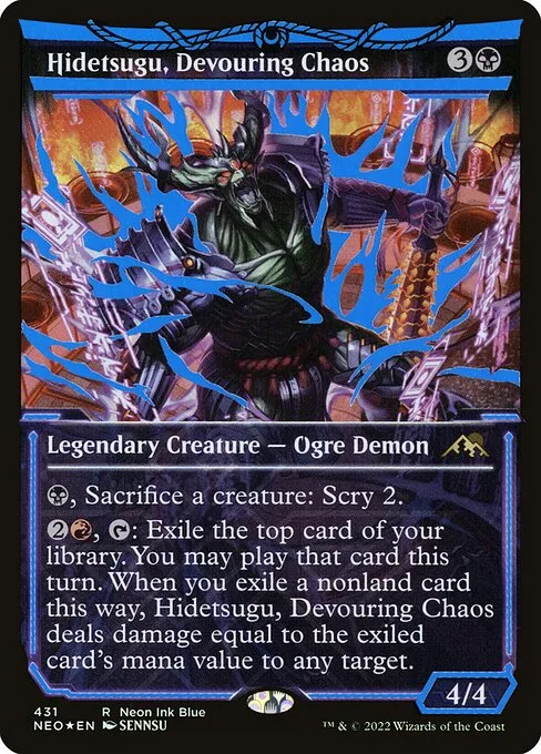 Hidetsugu, caos devorador