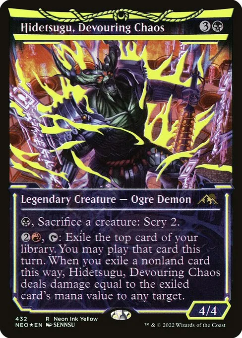 Hidetsugu, caos devorador