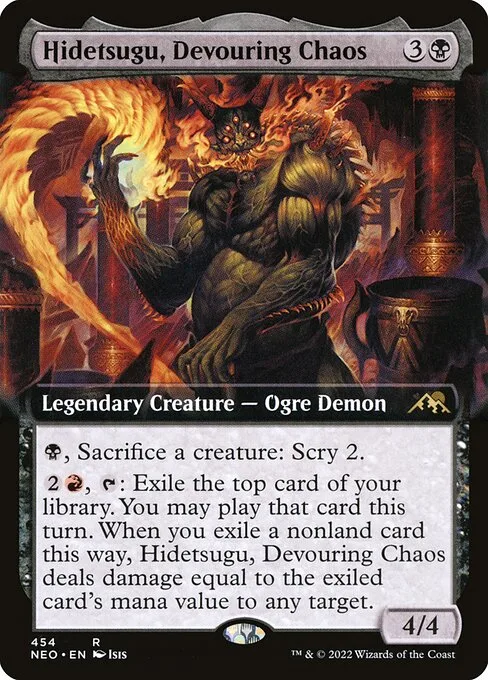 Hidetsugu, caos devorador