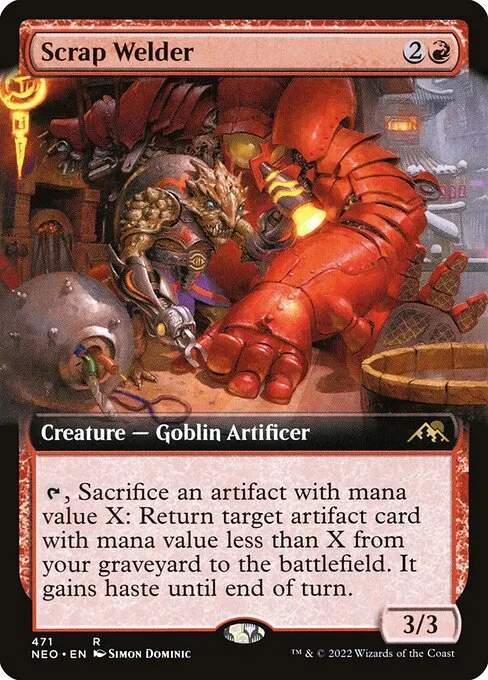Soldador de chatarra