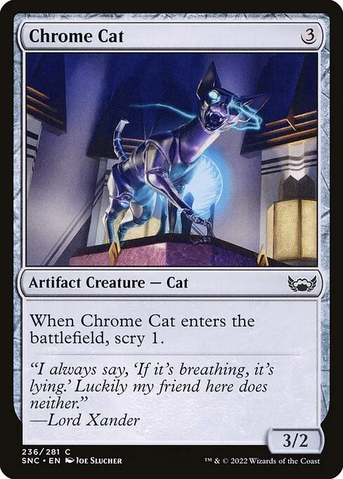 Gato de cromo