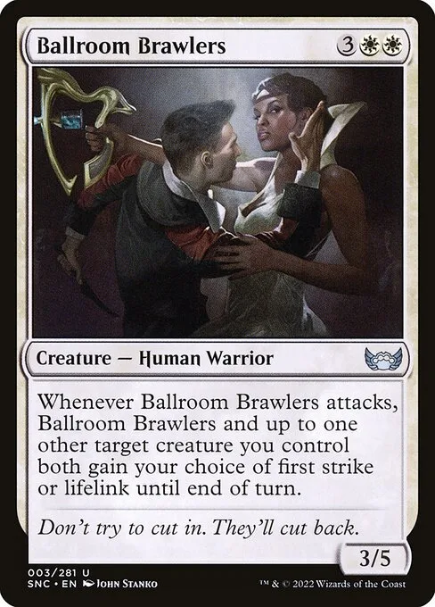 Luchadores de la sala de baile