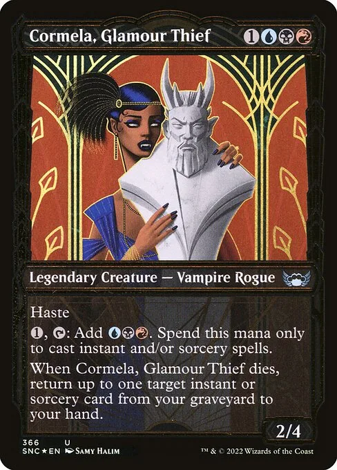 Cormela, ladrona de glamur