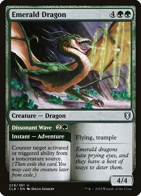 Dragón de esmeralda // Onda discordante