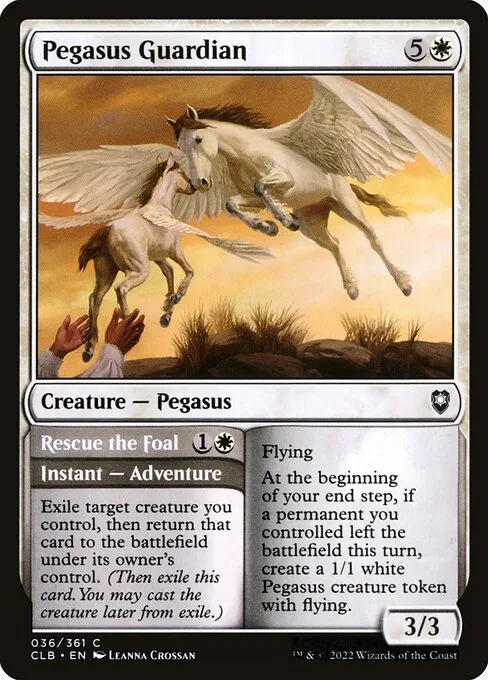 Pegaso guardián // Rescatar al potro