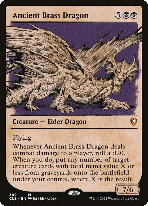 Dragón de oropel anciano