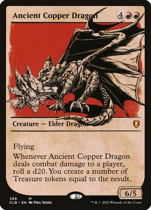 Dragón de cobre anciano