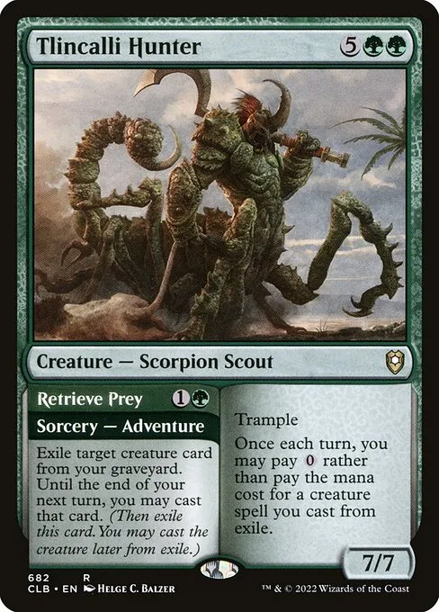 Cazador tlincalli // Recuperar la presa