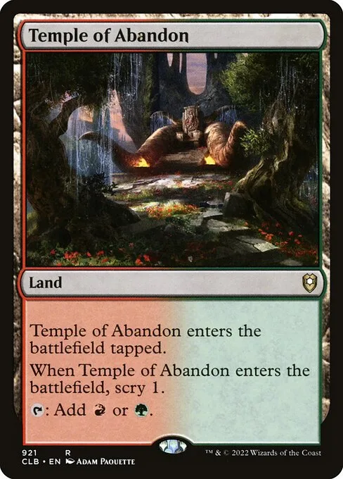 Templo del abandono