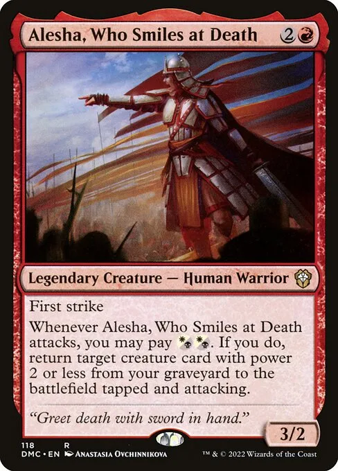 Alesha, la que sonríe a la muerte