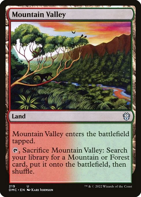 Valle de montaña