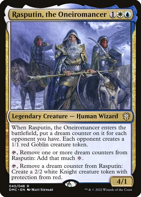 Rasputín, oniromante