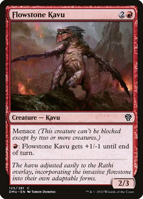 Kavu de piedra variable