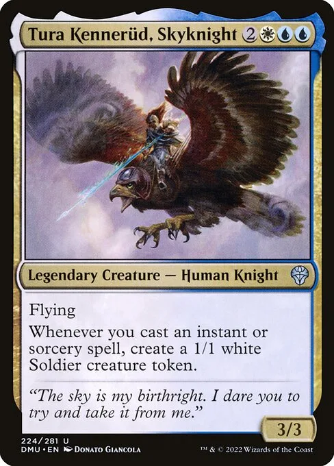 Tura Kennerüd, caballero celeste
