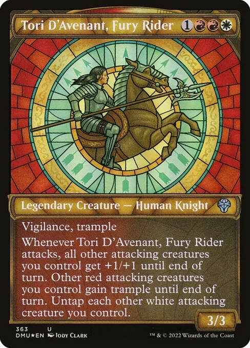 Tori D'Avenant, jinete de furia