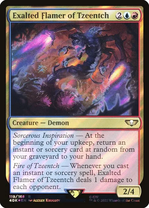 Incinerador Glorioso de Tzeentch