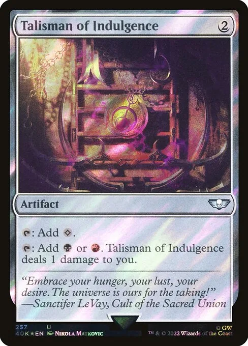 Talismán de la indulgencia