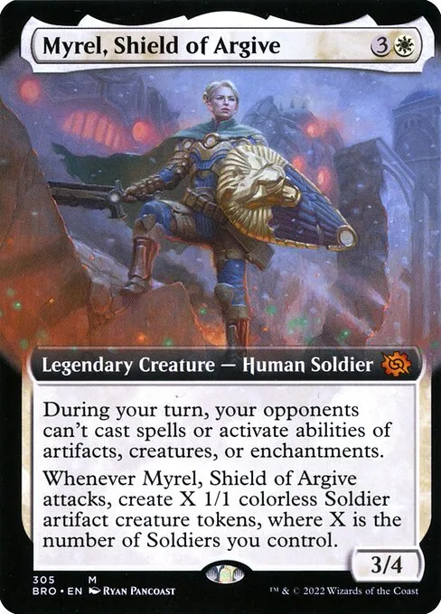 Myrel, Escudo de Argivia