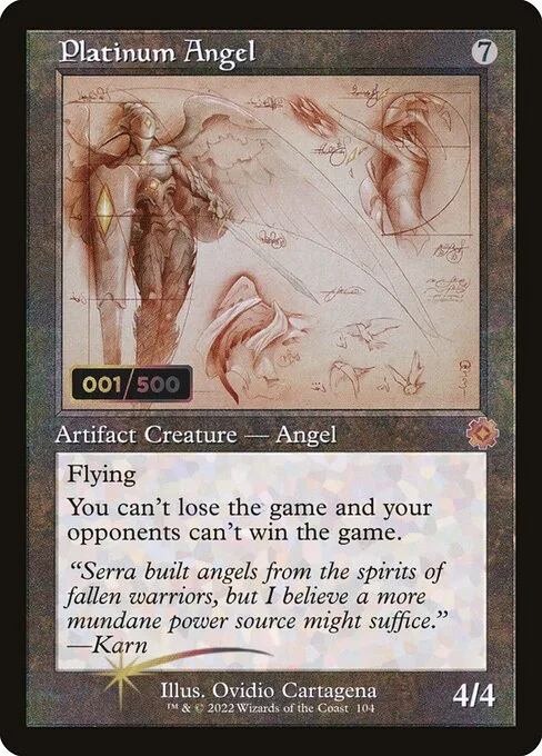 Ángel de platino
