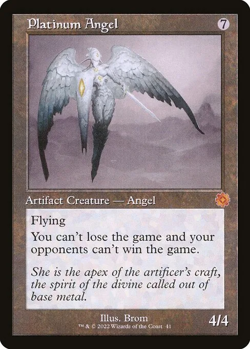 Ángel de platino