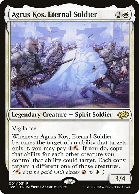 Agrus Kos, soldado eterno