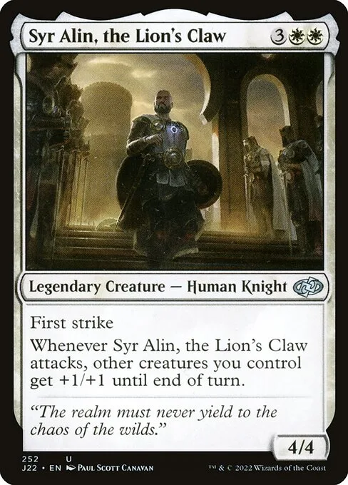 Syr Alin, la Garra del León