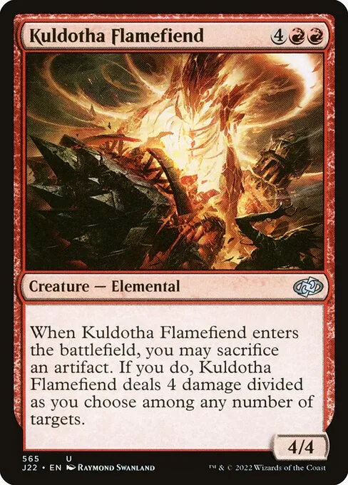 Demonio flameante de Kuldotha