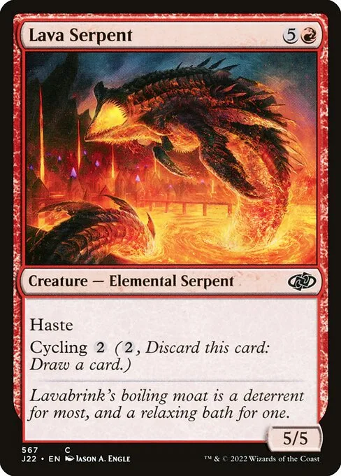Serpiente de lava