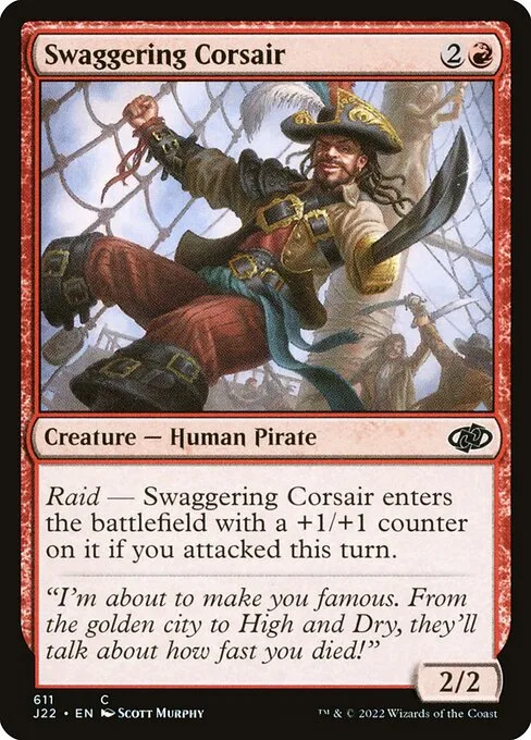 Corsario bravucón