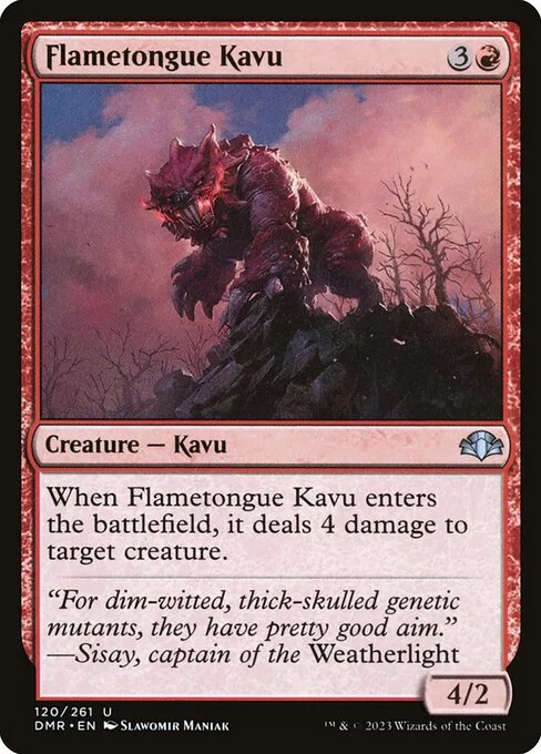 Kavu lengua de fuego