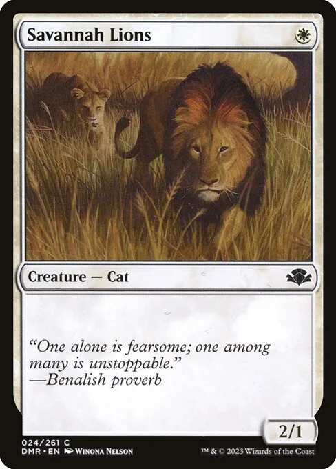Leones de la sabana