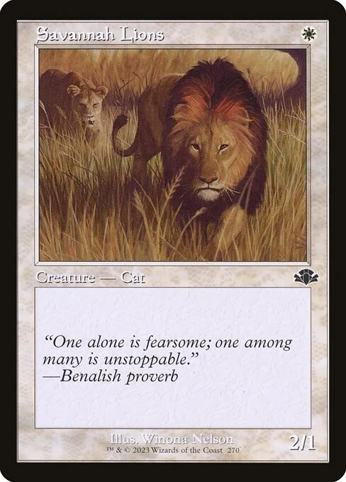Leones de la sabana