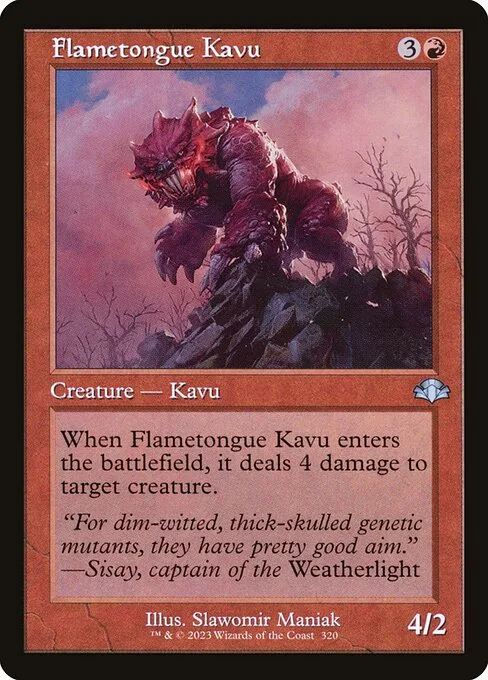 Kavu lengua de fuego