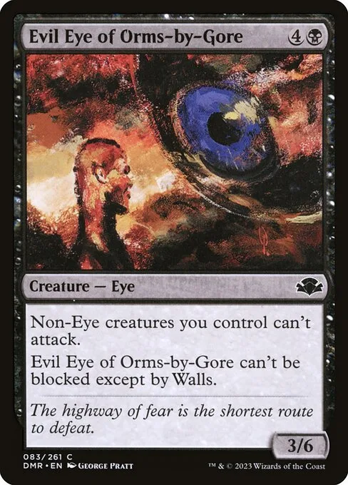 Ojo maléfico de Orms-by-Gore
