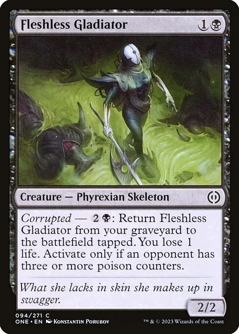 Gladiadora esquelética