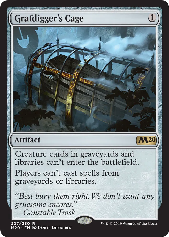 MTG Canarias - M20 227 - Grafdigger's Cage