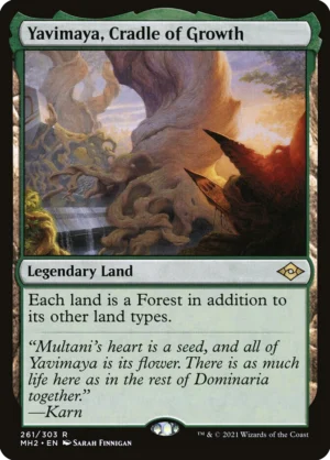 MTG Canarias – MH2 261 – Yavimaya, Cradle of Growth