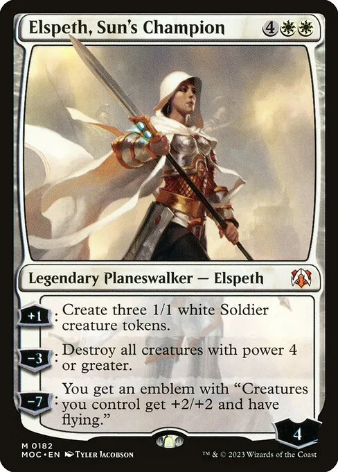 Elspeth, campeona del sol