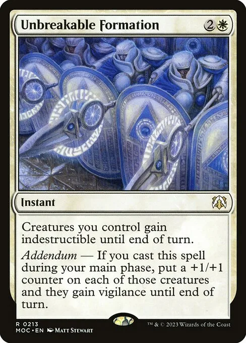 Formación inquebrantable