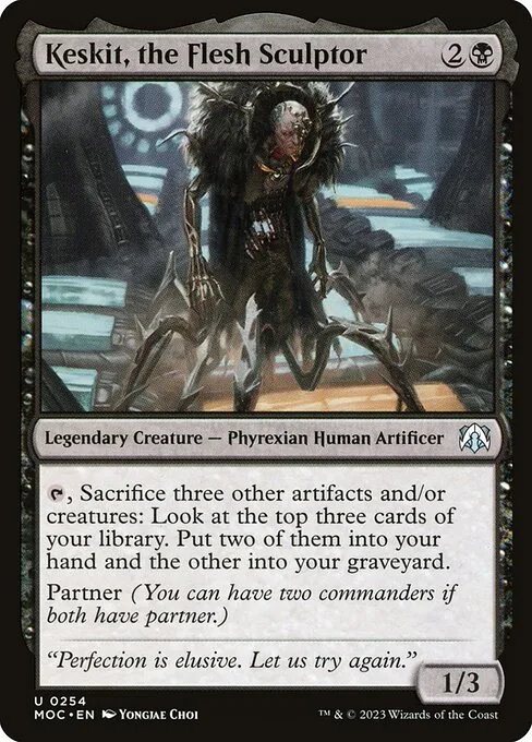 Keskit, el escultor de carne