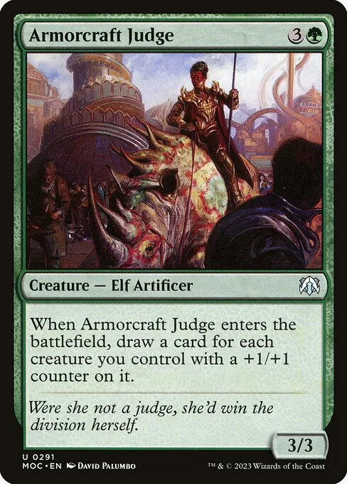 Jueza de forja de armaduras