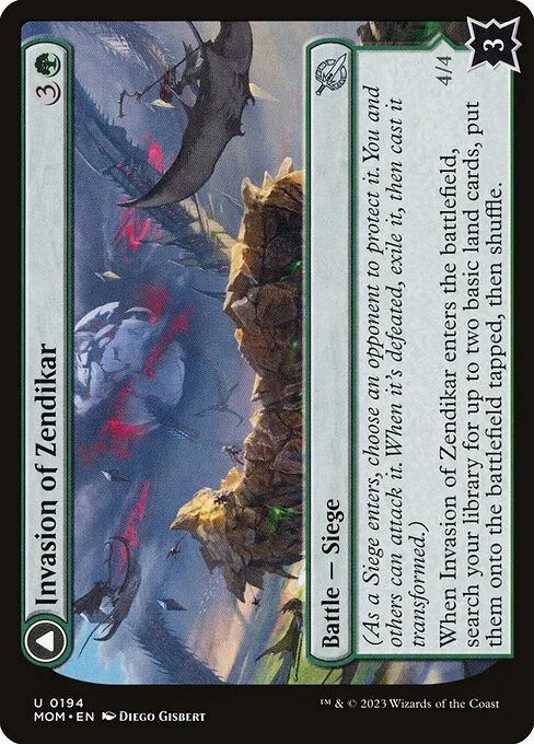 Invasión de Zendikar // Aerorruina despertada