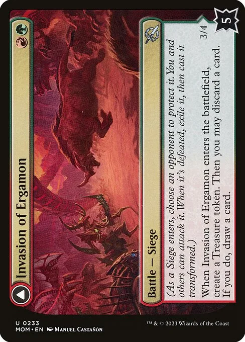 Invasión de Ergamon // Arremetedor de Truga