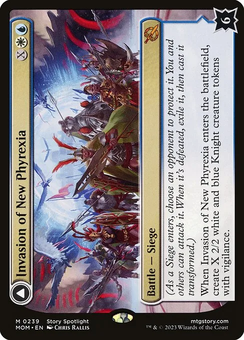 Invasión de Nueva Phyrexia // Teferi Akosa de Zhalfir