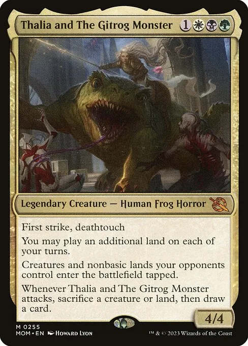 Thalia y el monstruo Gitrog
